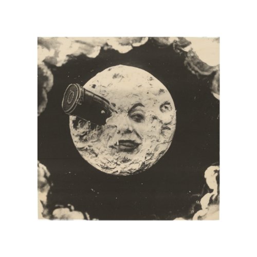 A Trip to the Moon Wood Wall Art