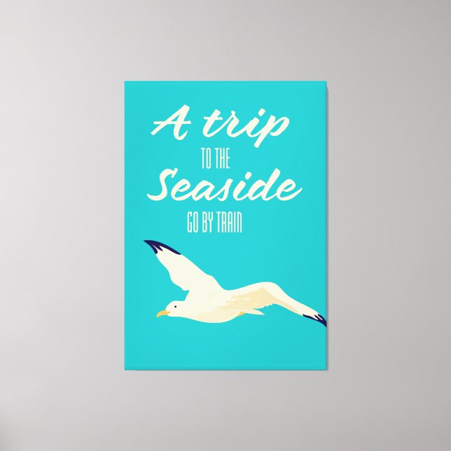 A Trip to the Seaside Canvas Print (Front)