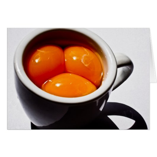 A Triple "Eggspresso" Cards (Front Horizontal)