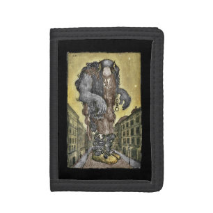 A Troll in the City Tri-fold Wallet