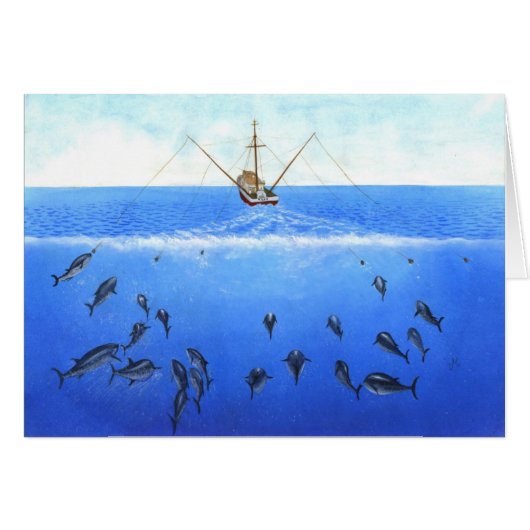 A Trolling Boat Cards (Front Horizontal)