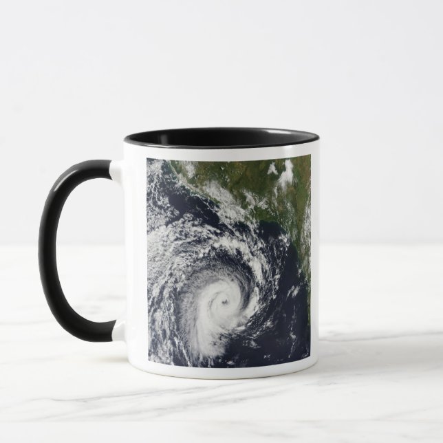 A tropical cyclone mug (Left)