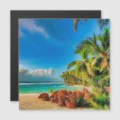 A tropical paradise. (Front/Back)