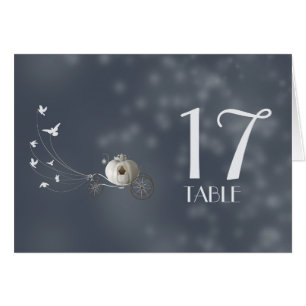 A True Fairy Tale Table Number Card