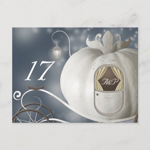 A True Fairy Tale Table Number Card