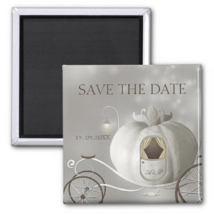 A True Fairy Tale Wedding Save the Date Magnet