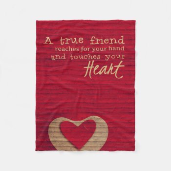 A True Friend - A Friendship Blanket - Blanket Sml by RMJJournals at Zazzle