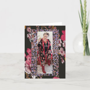 A True Friend Birthday wish Folded Greeting Card