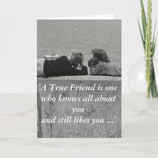 A True Friend Card (Front)