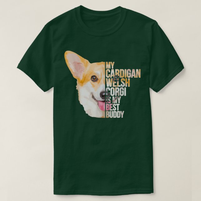 A True Friend cardigan welsh corgi Tshirt Gifts Do (Design Front)