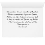A True Friend Cards (Inside Horizontal (Bottom))