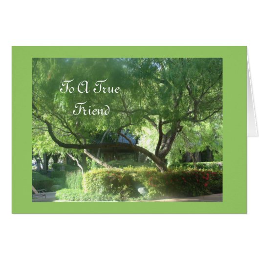 A True Friend Cards (Front Horizontal)