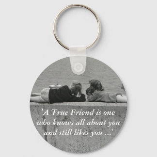 A True Friend Keychain