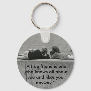 A True Friend Keychain