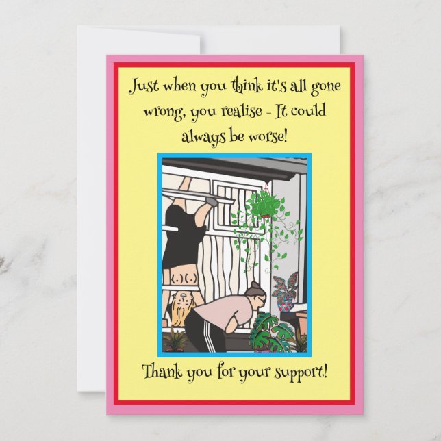 A True Friend Lifts You Up Flat Holiday Card (Front)