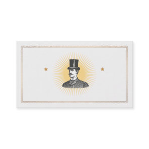 A True Gentleman Vintage Business Card