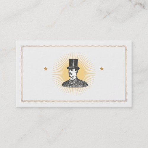 A True Gentleman Vintage Business Card