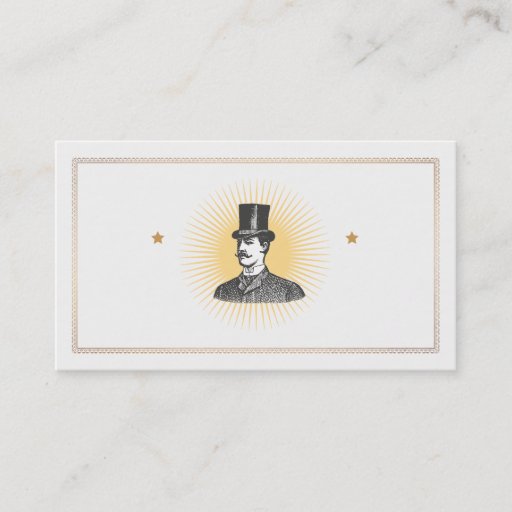 Customizable A True Gentleman Vintage Business Card