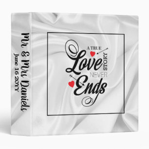 A True Love Story 3 Ring Binder
