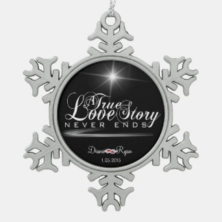 A True Love Story Never Ends Ornament