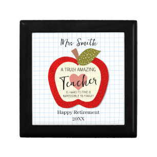 A Truly Amazing Teacher Gift Box Apple Teacher