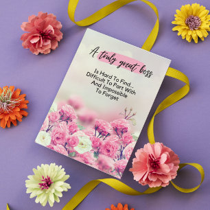 A Truly Great Boss Is Hard To Find Appreciation Invitation