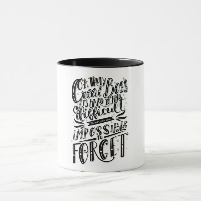 A truly great  boss mug (Center)