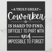 A Truly Great Coworker (Front)