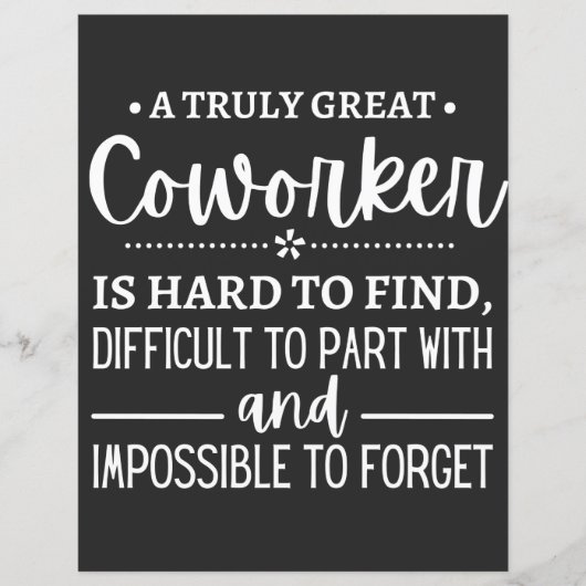 A Truly Great Coworker (Front)