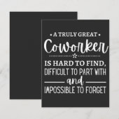 A Truly Great Coworker (Front/Back)