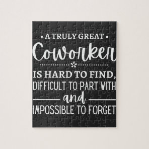 A Truly Great Coworker Jigsaw Puzzle
