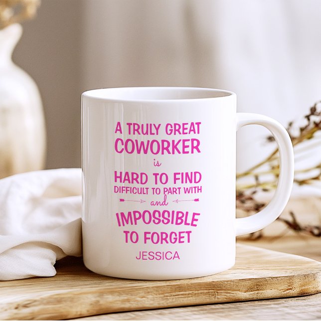 A Truly Great Coworker with Name Coffee Mug (Creator Uploaded)