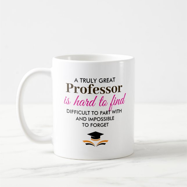 A Truly Great Professor – Personalized Name Coffee Mug (Left)