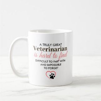 A Truly Great Veterinarian – Personalized Name Coffee Mug