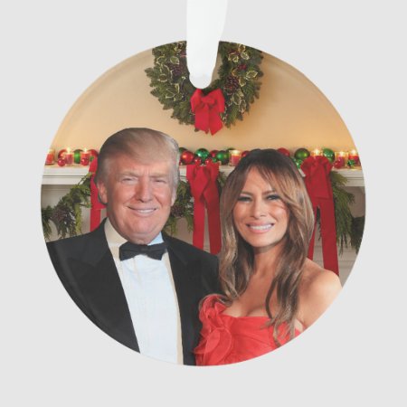 A Trump Christmas: Donald And Melania Ornament