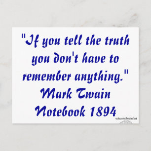 A Truth Postcard