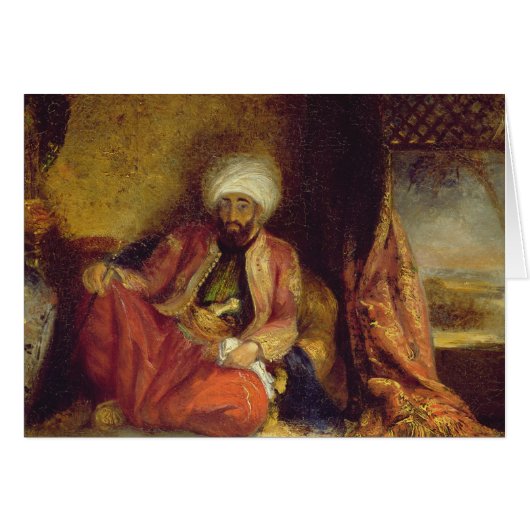 A Turk Smoking a Pipe Cards (Front Horizontal)