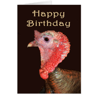 Happy Birthday Turkey Cards - Greeting &amp; Photo Cards | Zazzle