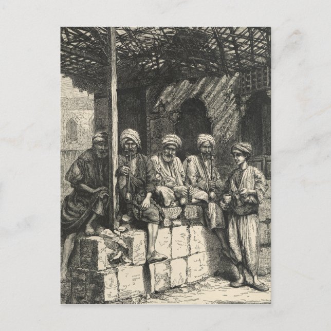A Turkish Coffee-house Postcard (Front)