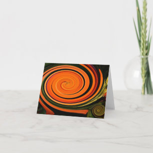 A twist of Orange Note Cards