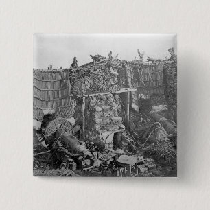 A Two Gun Battery during the Crimean War, c.1855 Button