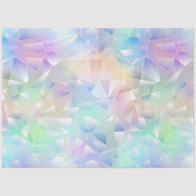 A Unicorn Crystal Series Design 2 Tissue Paper (Front)