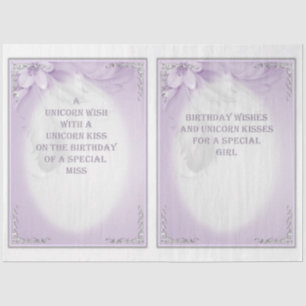 A Unicorn Fantasy Series Design 8 Tissue Paper