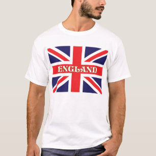 A Union Jack flag with England across it T-Shirt
