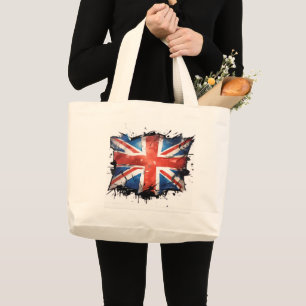 A union jack tote bag
