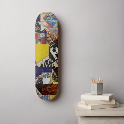A unique and bold skateboard deck 