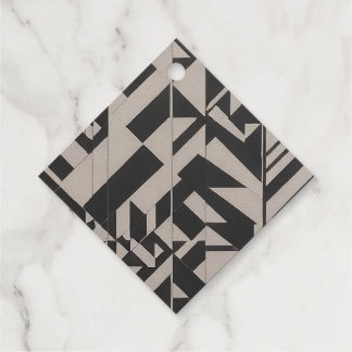 A unique and cool foil favor foil favor tags