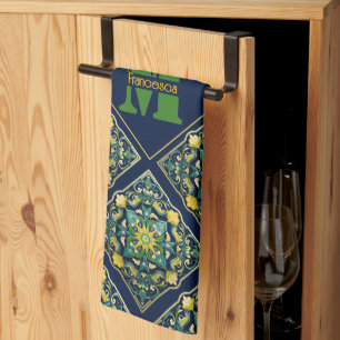 💛💚💙 A Unique Azulejo Masterpiece Kitchen Towel