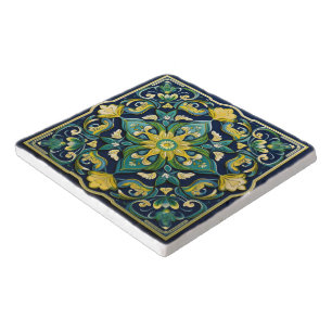 💛💚💙 A Unique Azulejo Masterpiece Trivet