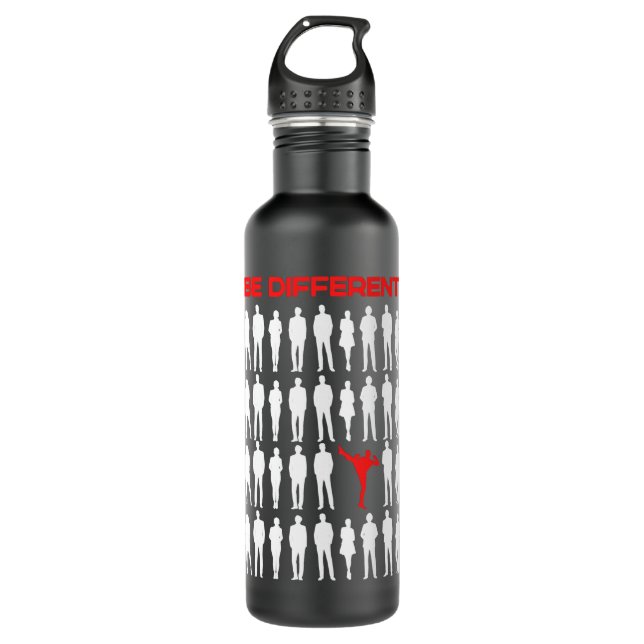 A Unique MMA Gift Idea Be the Difference Classic T Stainless Steel Water Bottle (Front)